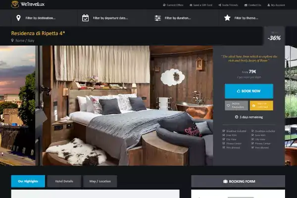 Hotels Booking Engine